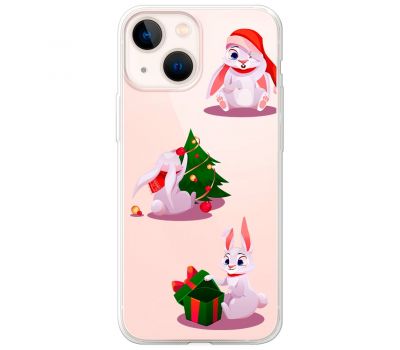 Чохол для iPhone 13 MixCase Новий рік символ року кролик