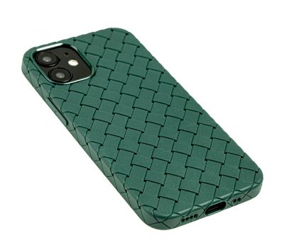 Чохол для iPhone 12 mini Weaving case зелений 3012866