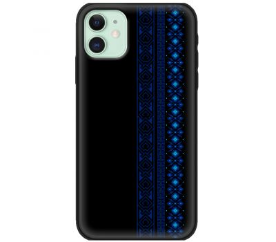 Чохол для iPhone 11 MixCase патріотичні синій колір вишиванки