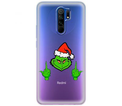 Чохол для Xiaomi Redmi 9 MixCase Новий рік Грінч проти Різдва