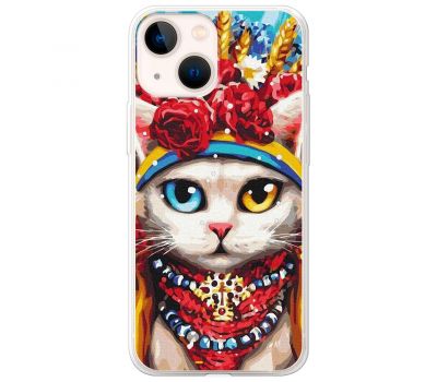 Чохол для iPhone 13 MixCase Новий рік символ кіт патріот