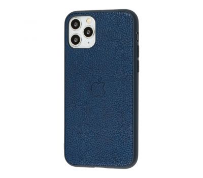 Чохол для iPhone 11 Pro Leather cover синій