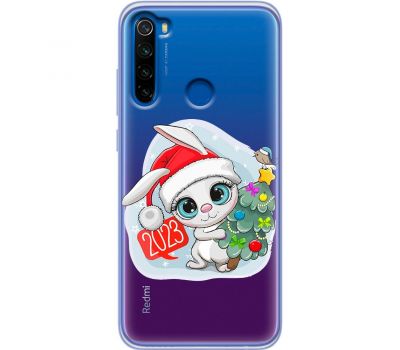 Чохол для Xiaomi Redmi Note 8T MixCase Новий рік кролик 2023