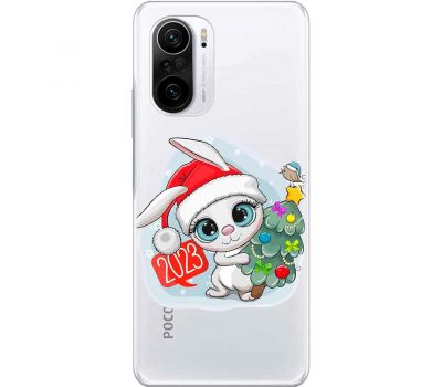 Чохол для Xiaomi Redmi K40 / K40 Pro / K40 Pro+ / Poco F3 MixCase Новий рік кролик 20