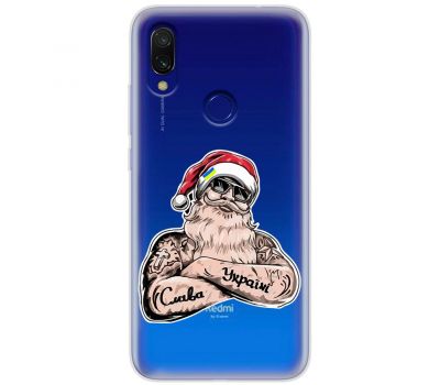 Чохол для Xiaomi Redmi 7 MixCase Новий рік Санта Клаус за Україну