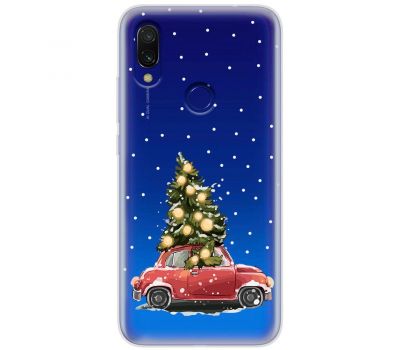 Чохол для Xiaomi Redmi 7 MixCase Новий рік ялинка їде додому