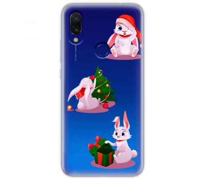 Чохол для Xiaomi Redmi 7 MixCase Новий рік символ року кролик