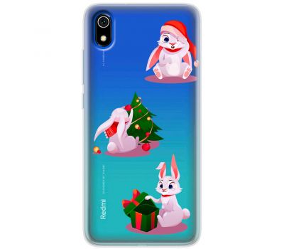 Чохол для Xiaomi Redmi 7A MixCase Новий рік символ року кролик