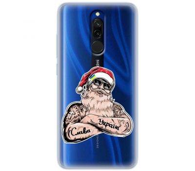 Чохол для Xiaomi Redmi 8 MixCase Новий рік Санта Клаус за Україну