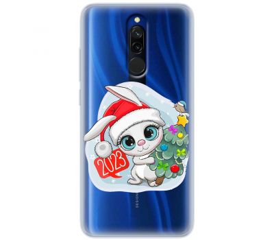 Чохол для Xiaomi Redmi 8 MixCase Новий рік кролик 2023