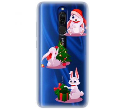 Чохол для Xiaomi Redmi 8 MixCase Новий рік символ року кролик