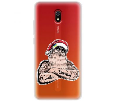 Чохол для Xiaomi Redmi 8A MixCase Новий рік Санта Клаус за Україну