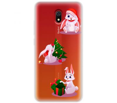 Чохол для Xiaomi Redmi 8A MixCase Новий рік символ року кролик