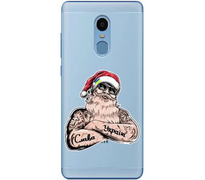 Чохол для Xiaomi Redmi Note 4 / 4x MixCase Новий рік Санта Клаус за Україну