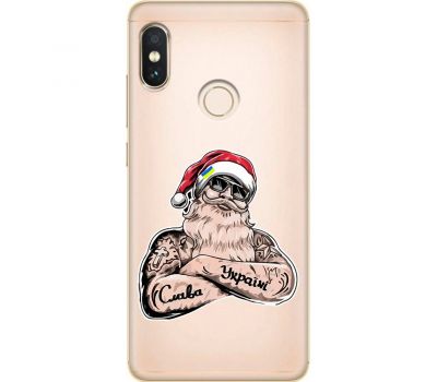 Чохол для Xiaomi Redmi Note 5 / 5 MixCase Новий рік Санта Клаус за Україну