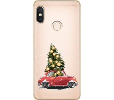 Чохол для Xiaomi Redmi Note 5 / 5 Pro MixCase Новий рік ялинка їде додому