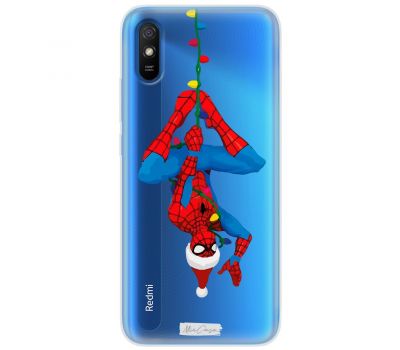 Чохол для Xiaomi Redmi 9A MixCase новий рік людина павук