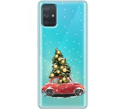 Чохол для Samsung Galaxy A71 (A715) MixCase Новий рік ялинка їде додому