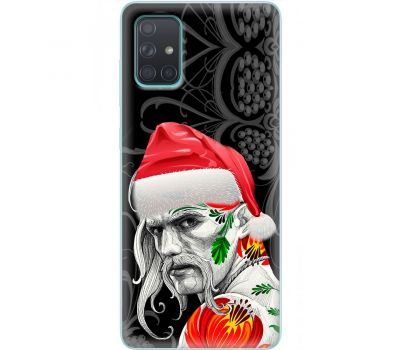 Чохол для Samsung Galaxy A71 (A715) MixCase Новий рік козак новорічний