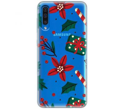 Чохол для Samsung Galaxy A50/A50s/A30s MixCase Новий рік патерн омела