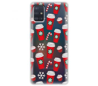 Чохол для Samsung Galaxy A51 (A515) / M40s MixCase Новий рік зимова кава