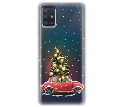 Чохол для Samsung Galaxy A51 (A515) / M40s MixCase Новий рік ялинка їде додому