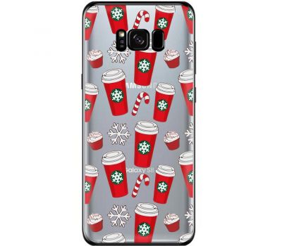 Чохол для Samsung Galaxy S8 (G950) MixCase Новий рік зимова кава