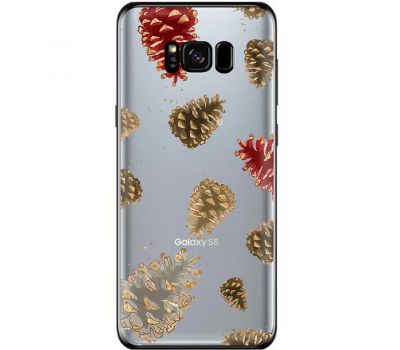 Чохол для Samsung Galaxy S8 (G950) MixCase Новий рік ялинові шишки