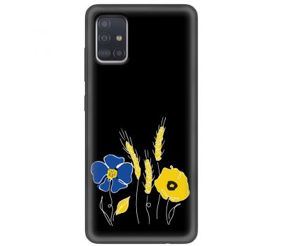Чохол для Samsung Galaxy A51 (A515) / M40s MixCase патріотичні квіти україни