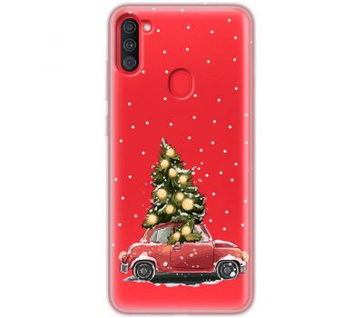 Чохол для Samsung Galaxy A11 / M11 MixCase Новий рік ялинка їде додому