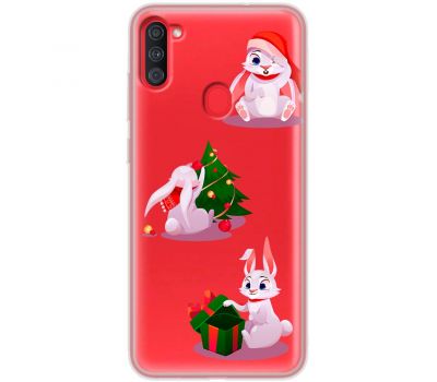 Чохол для Samsung Galaxy A11 / M11 MixCase Новий рік символ року кролик