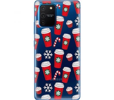 Чохол для Samsung Galaxy S10 Lite (G770) / A91 MixCase Новий рік зимова кава