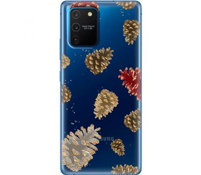 Чохол для Samsung Galaxy S10 Lite (G770) / A91 MixCase Новий рік ялинові шишки