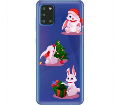 Чохол для Samsung Galaxy A31 (A315) MixCase Новий рік символ року кролик