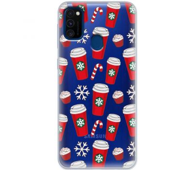 Чохол для Samsung Galaxy M21 / M30s MixCase Новий рік зимова кава