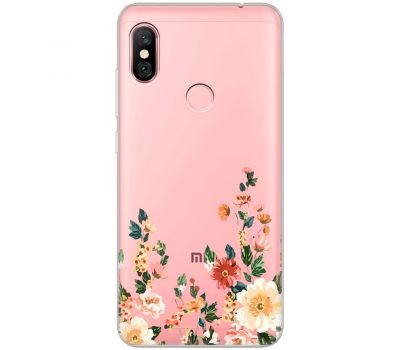Чохол для Xiaomi Xiaomi Redmi Note 6 Pro Mixcase квіти квіточки
