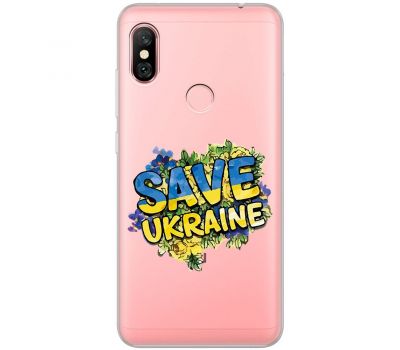 Чохол для Xiaomi Xiaomi Redmi Note 6 Pro MixCase патріотичні save ukraine