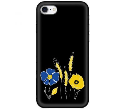 Чохол для iPhone 7 / 8 MixCase патріотичні квіти україни