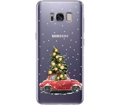 Чохол для Samsung Galaxy S8+ (G955) MixCase Новий рік ялинка їде додому