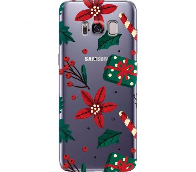 Чохол для Samsung Galaxy S8+ (G955) MixCase Новий рік патерн омела