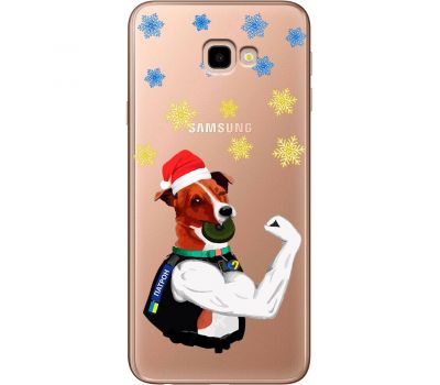 Чохол для Samsung Galaxy J4+ 2018 (J415) MixCase Новий рік новорічний Патрон