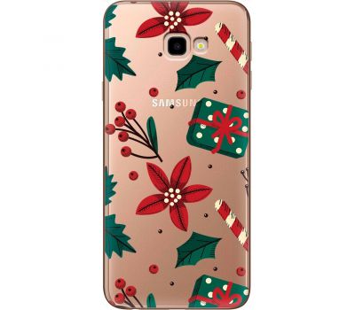 Чохол для Samsung Galaxy J4+ 2018 (J415) MixCase Новий рік патерн омела