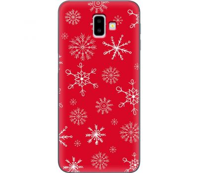 Чохол для Samsung Galaxy J6+ 2018 (J610) MixCase Новий рік паттерн сніжинки