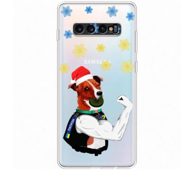 Чохол для Samsung Galaxy S10+ (G975) MixCase Новий рік новорічний Патрон