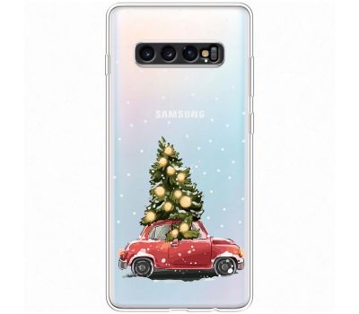 Чохол для Samsung Galaxy S10+ (G975) MixCase Новий рік ялинка їде додому