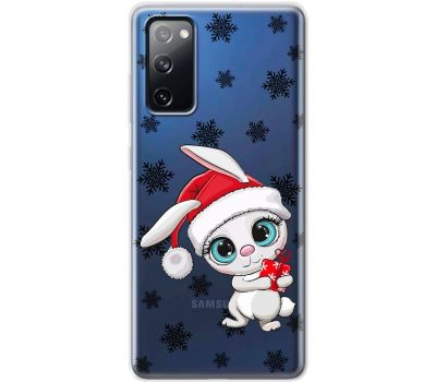 Чохол для Samsung Galaxy S20 FE (G780) MixCase Новий рік кролик у сніжинках