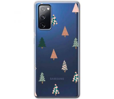 Чохол для Samsung Galaxy S20 FE (G780) MixCase Новий рік патерн новорічні ялинки