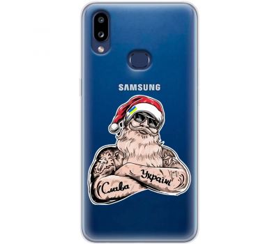 Чохол для Samsung Galaxy A10s (A107) Новий рік Санта Клаус за Україну