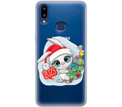 Чохол для Samsung Galaxy A10s (A107) MixCase Новий рік кролик 2023