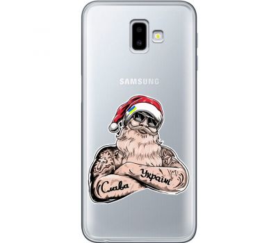 Чохол для Samsung Galaxy J6+ 2018 (J610) MixCase Новий рік Санта Клаус за Україну